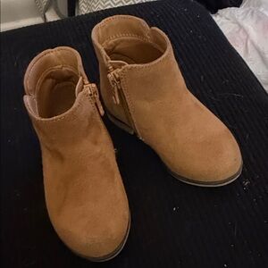 Tan Kids Ankle Boots